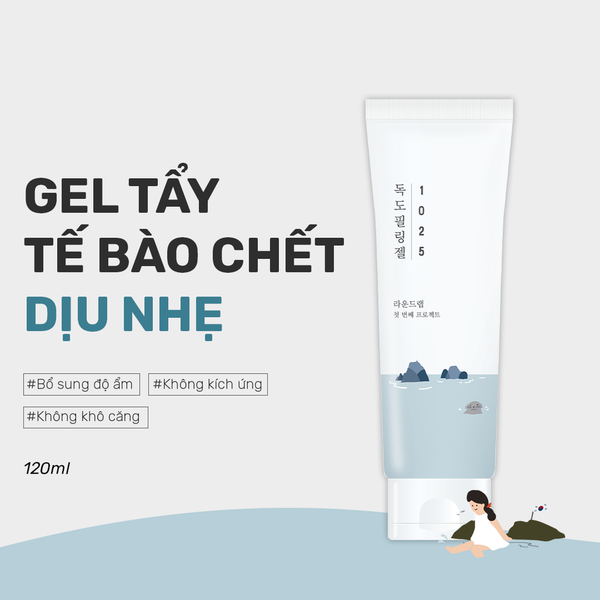 TẨY DA CHẾT ROUND LAB 1025 DOKDO PEELING GEL 120ML