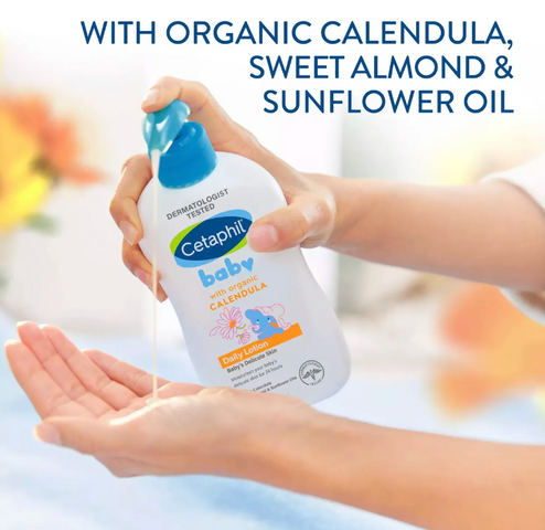 SỮA DƯỠNG ẨM CETAPHIL BABY CHO BÉ TINH CHẤT HOA CÚC CALEDULA LOTION