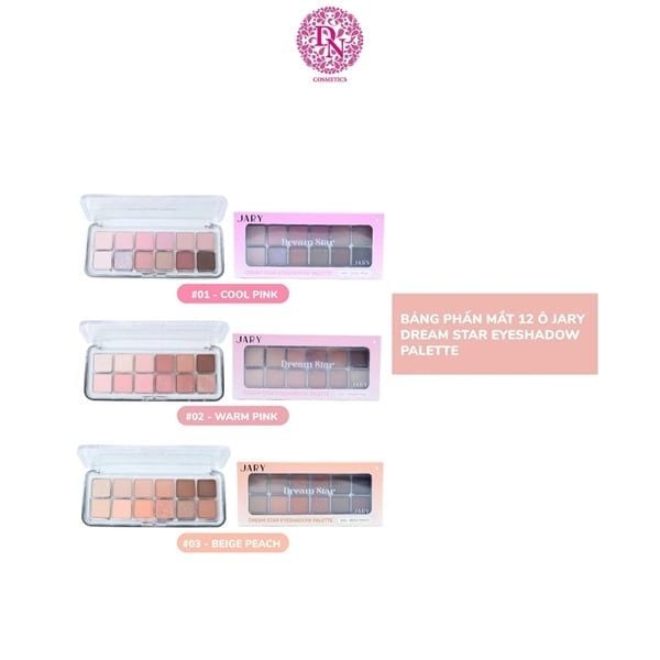 BẢNG PHẤN MẮT 12 Ô JARY DREAM STAR EYESHADOW PALETTE