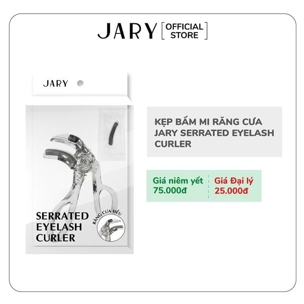 KẸP BẤM MI RĂNG CƯA JARY SERRATED EYELASH CURLER