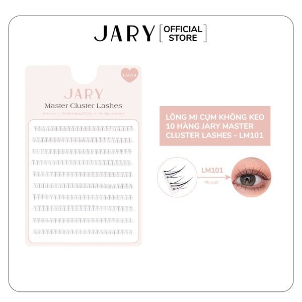LÔNG MI CỤM KHÔNG KEO 10 HÀNG JARY MASTER CLUSTER LASHES