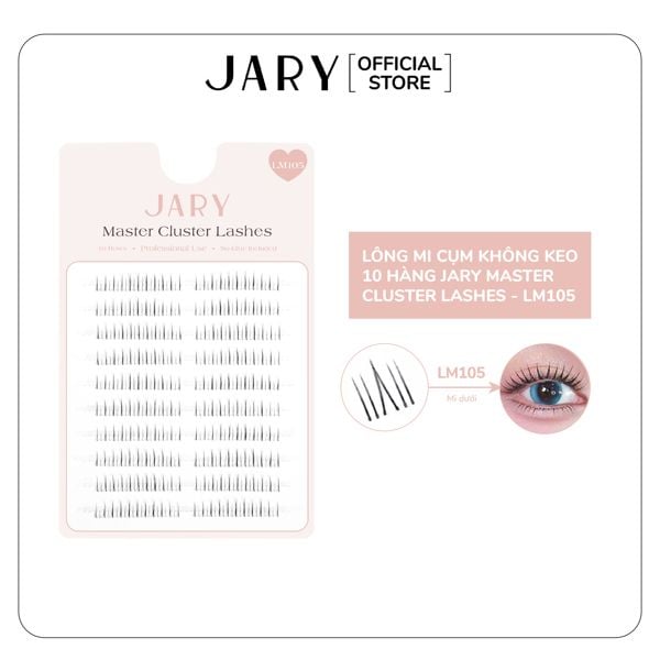 LÔNG MI CỤM KHÔNG KEO 10 HÀNG JARY MASTER CLUSTER LASHES