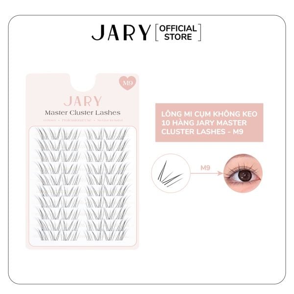 LÔNG MI CỤM KHÔNG KEO 10 HÀNG JARY MASTER CLUSTER LASHES