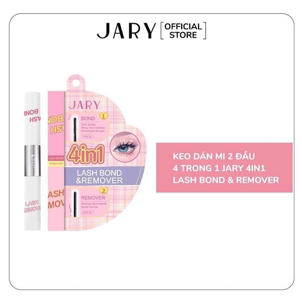 KEO DÁN MI 2 ĐẦU 4 TRONG 1 JARY 4IN1 LASH BOND & REMOVER 4G