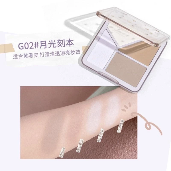 BẢNG TẠO KHỐI 4 Ô GOGO TALES LIGHT SHADOW FLAWLESS 13.5G