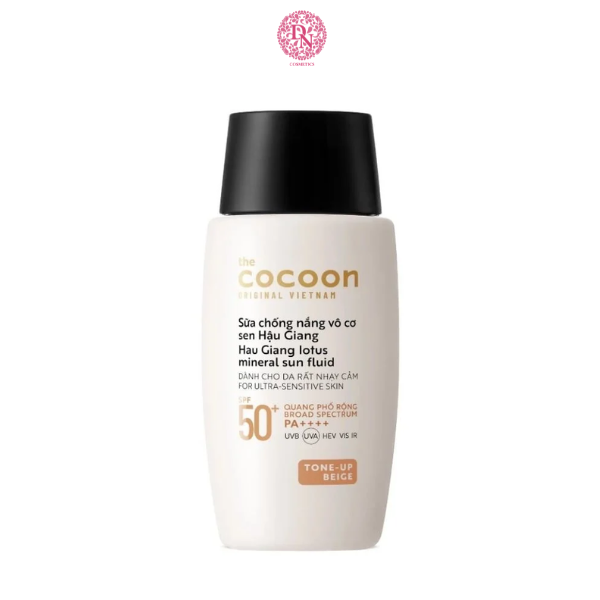 SỮA CHỐNG NẮNG VÔ CƠ COCOON SEN HẬU GIANG 50ML