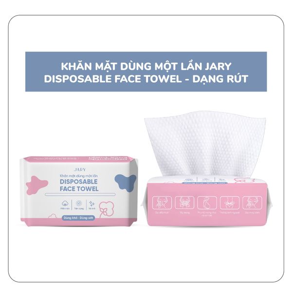 KHĂN MẶT DÙNG MỘT LẦN JARY DISPOSALBLE FACE TOWEL