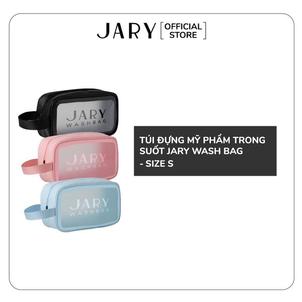 TÚI ĐỰNG MỸ PHẨM TRONG SUỐT JARY COSMETICS WASH BAG