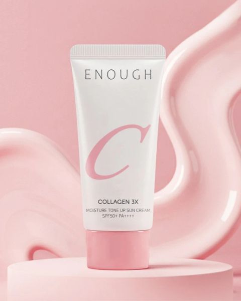 KEM CHỐNG NẮNG NÂNG TONE ENOUGH COLLAGEN 3X MOISTURE TONEUP SUN CREAM