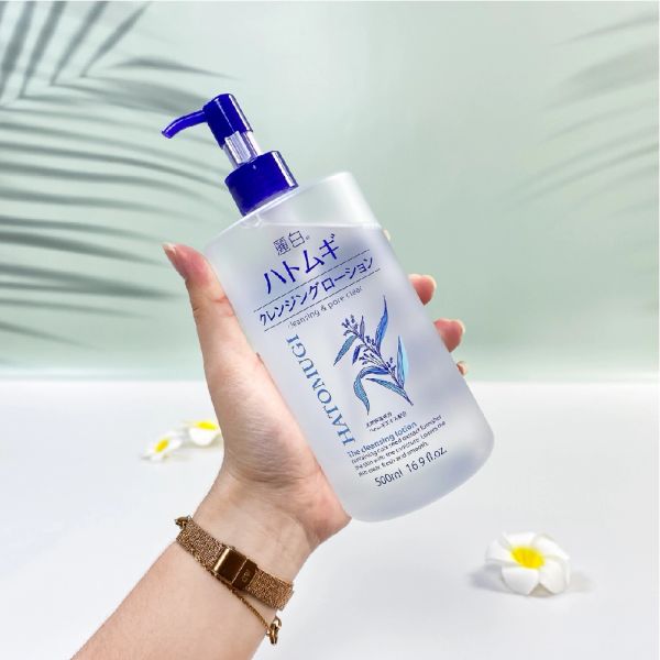 NƯỚC TẨY TRANG HATOMUGI DƯỠNG TRẮNG SÁNG DA 500ML