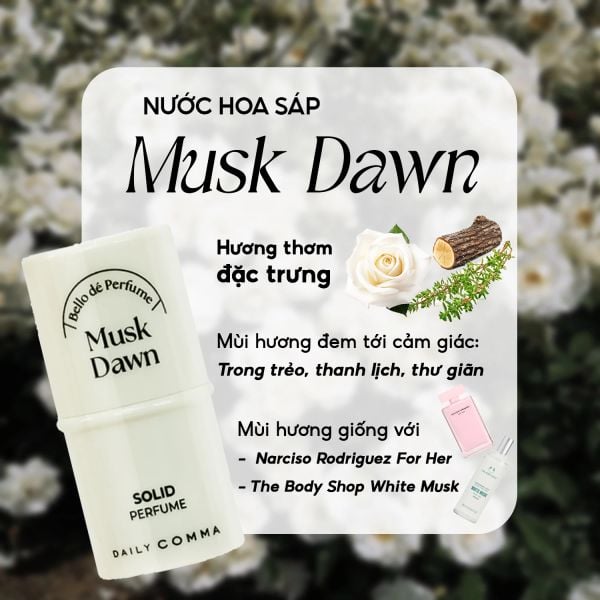 NƯỚC HOA KHÔ DAILY COMMA SOLID PERFUME