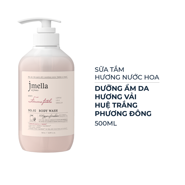 SỮA TẮM HƯƠNG NƯỚC HOA JMELLA IN FRANCE BODY WASH