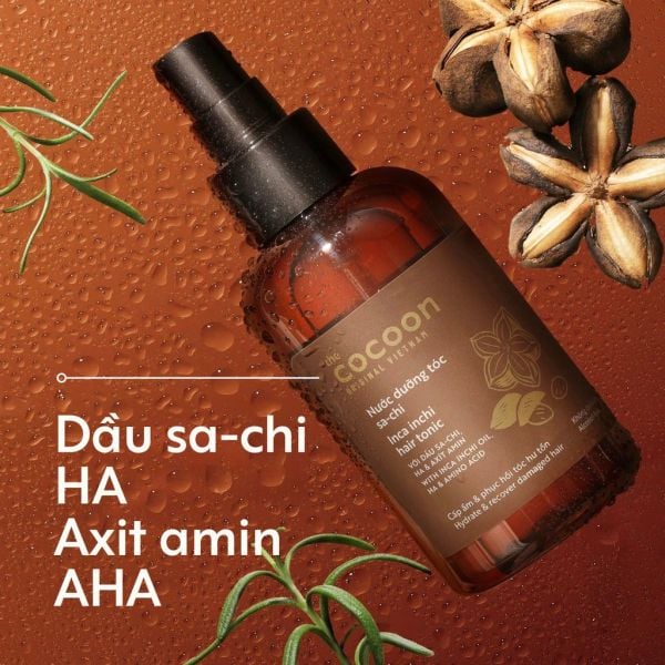 NƯỚC DƯỠNG TÓC COCOON SA-CHI SACHA INCHI HAIR TONIC 140ML