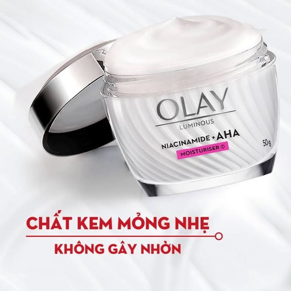 BỘ ĐÔI TINH CHẤT VÀ KEM DƯỠNG OLAY LUMINOUS NIACINAMIDE + AHA SUPER SERUM/MOISTURISER