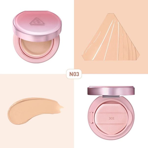 PHẤN NƯỚC 3CE FITTING MESH COVER CUSHION