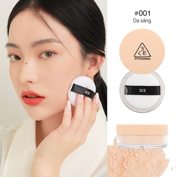 PHẤN PHỦ TRANG ĐIỂM 3CE NATURAL FINISH LOOSE POWDER 8.5G