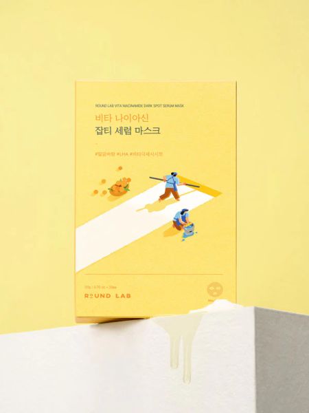 MẶT NẠ ROUND LAB VITA NIACINAMIDE DARK SPOT SERUM MASK 20ML