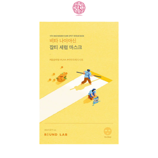MẶT NẠ ROUND LAB VITA NIACINAMIDE DARK SPOT SERUM MASK 20ML