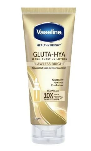 DƯỠNG THỂ TRẮNG DA VASELINE HEALTHY BRIGHT GLUTA-HYA SERUM BURST UV LOTION