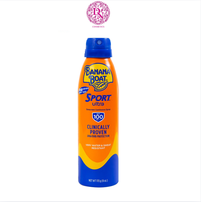 XỊT CHỐNG NẮNG THỂ THAO BANANA BOAT SPORT ULTRA SUNCREEN CONTINUOUS SPRAY SPF 100 PA 170G