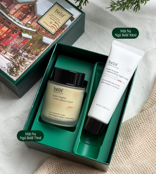 SET MẶT NẠ NGỦ BELIF SUPER KNIGHTS - MULTI VITAMIN MASK