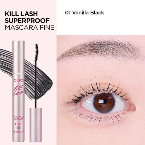 MASCARA CHUỐT LÔNG MI CLIO KILL LASH SUPERPROOF FINE 6.5G