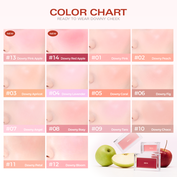 PHẤN MÁ BBIA READY TO WEAR DOWNY CHEEK 10G