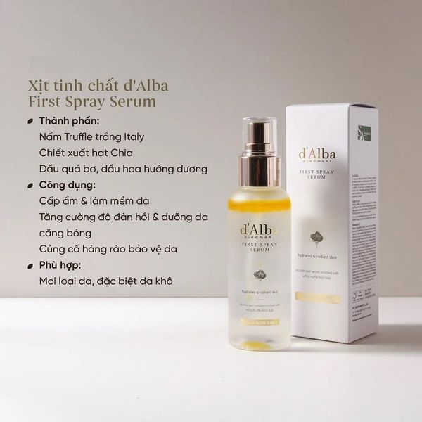 SERUM DẠNG XỊT D