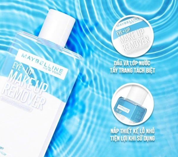 NƯỚC TẨY TRANG MẮT & MÔI MAYBELLINE EYE & LIP MAKEUP REMOVE 150ML