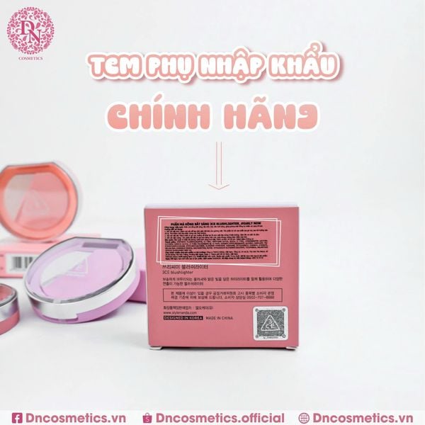 PHẤN MÁ HỒNG KÈM BẮT SÁNG 3CE BLUSHLIGHTER