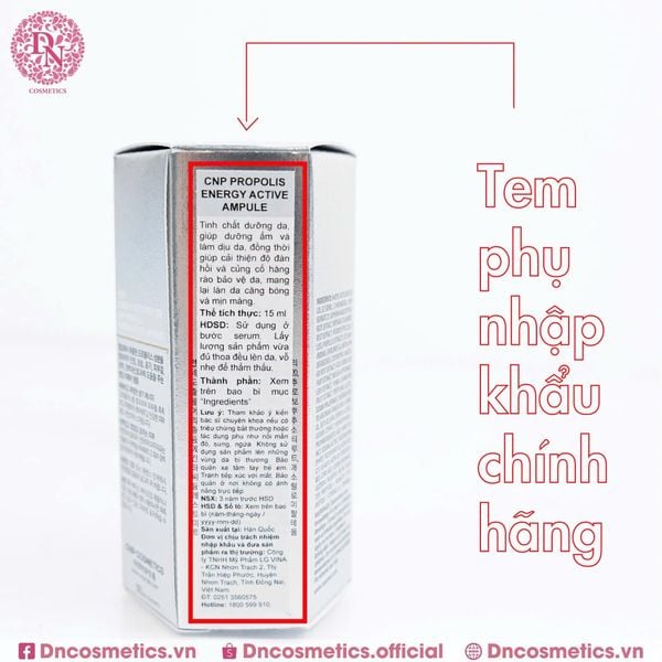 TINH CHẤT KEO ONG CNP LABORATORY PROPOLIS ENERGY ACTIVE RESCUE AMPULE