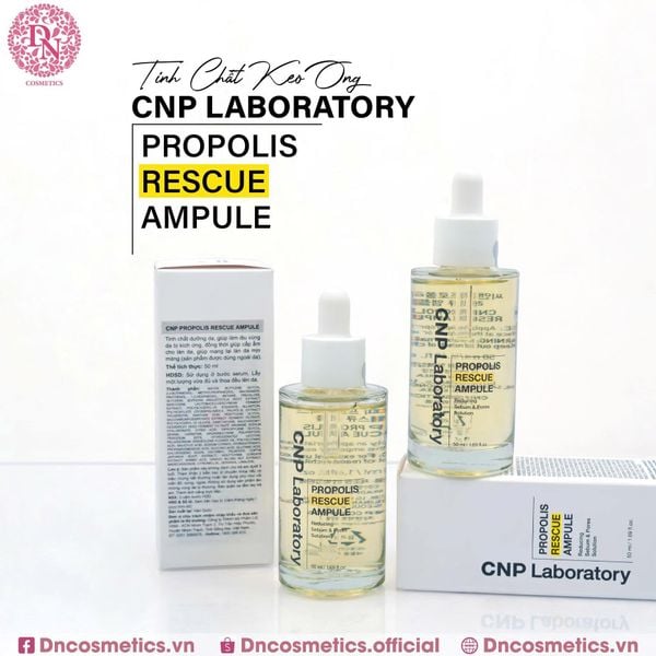 TINH CHẤT KEO ONG DÀNH CHO DA DẦU MỤN CNP LABORATORY PROPOLIS RESCUE AMPULE