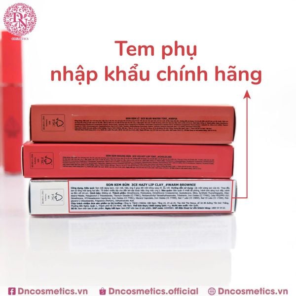 SON KEM LÌ 3CE VELVET TINT ( THỎI TRÒN)