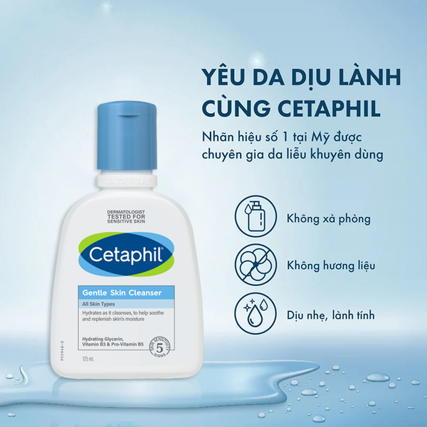 SỮA RỬA MẶT CETAPHIL GENTLE SKIN CLEANSER - DÀNH CHO DA THƯỜNG