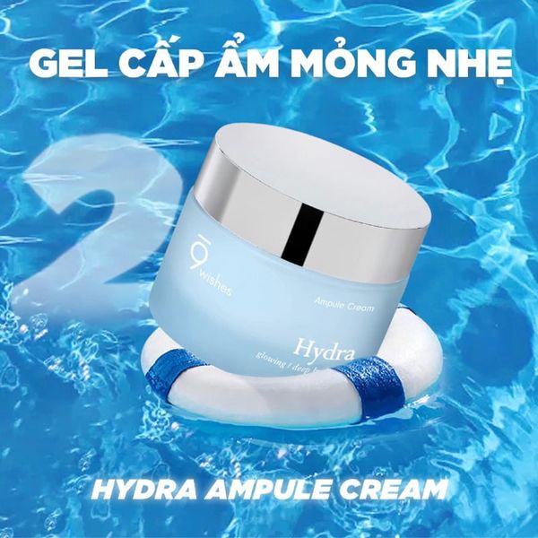 KEM DƯỠNG DA 9WISHES HYDRA AMPULE CREAM 50ML