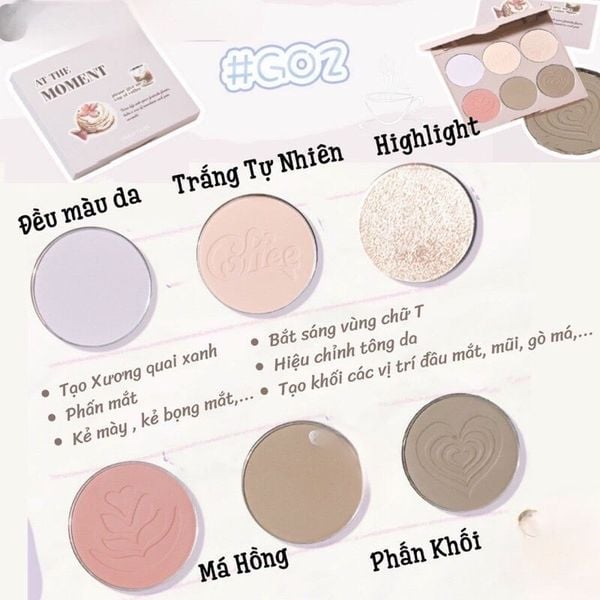 TẠO KHỐI 6 Ô GOGO TALES NUDE LIGHT SHADOW HIGHLIGHT CONTOURING DISC