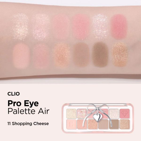 BẢNG PHẤN MẮT CLIO 12 Ô PRO EYE PALETTE AIR 7.2G