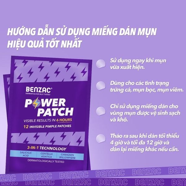 MIẾNG DÁN MỤN BENZAC POWER PATCH