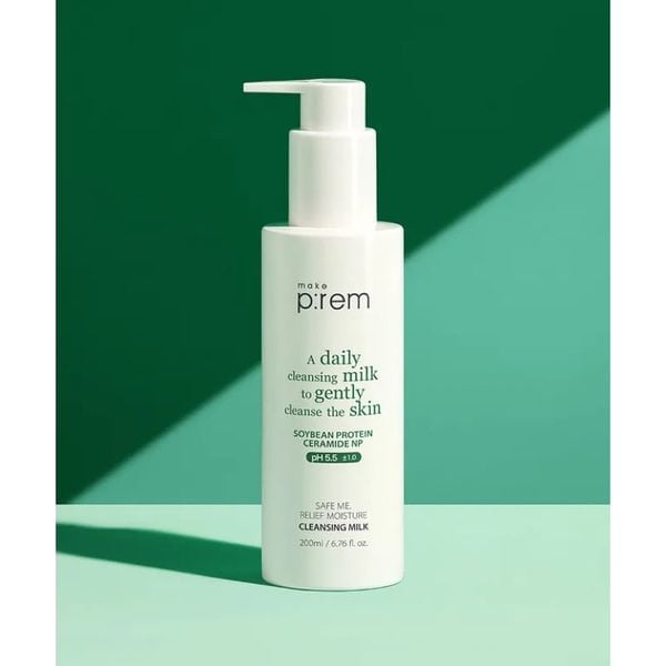 SỮA TẨY TRANG MAKE P:REM SAFE ME RELIEF MOISTURE CLEANSING MILK 200ML