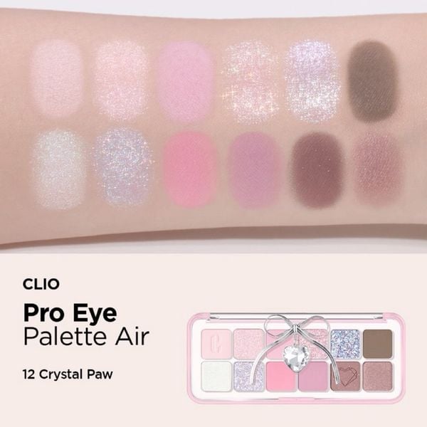 BẢNG PHẤN MẮT CLIO 12 Ô PRO EYE PALETTE AIR 7.2G