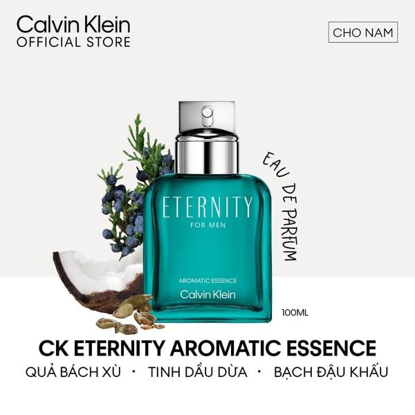 SET NƯỚC HOA CALVIN KLEIN ETERNITY FOR MEN AROMATIC ESSENCE PARFUM INTENSE SPRAY