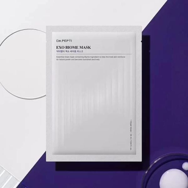 MẶT NẠ CẤP ẨM, TÁI TẠO LÀN DA DR.PEPTI EXO BIOME MASK