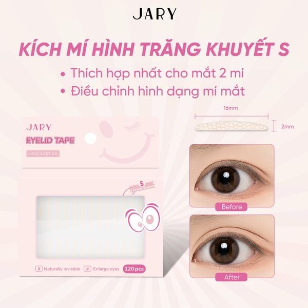 MIẾNG DÁN KÍCH MÍ TÀNG HÌNH JARY EYELID TAPE