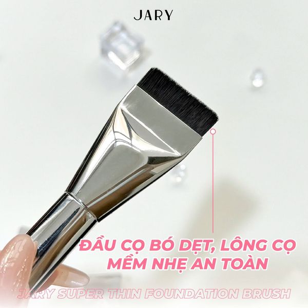 CỌ TÁN KEM NỀN DẠNG LÔNG ĐẦU DẸT JARY SUPER THIN FOUDATION BRUSH