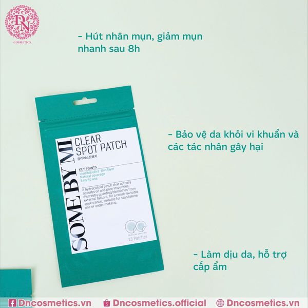 MIẾNG DÁN MỤN SOME BY MI CLEAR SPOT PATCH