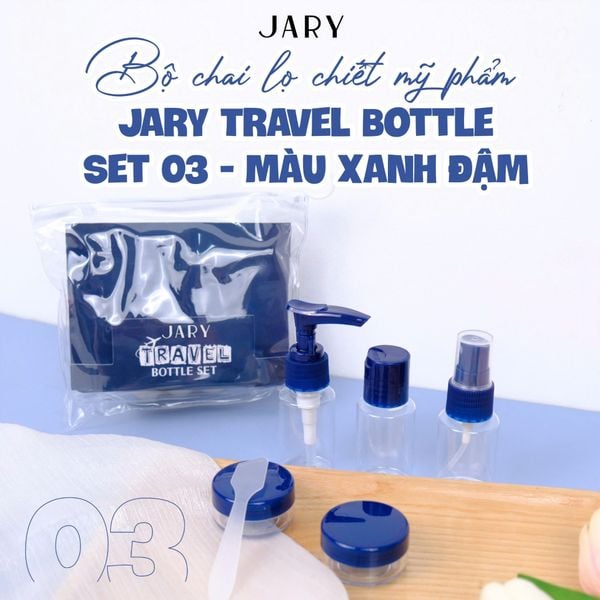 BỘ CHAI LỌ CHIẾT MỸ PHẨM JARY TRAVEL BOTTLES SET
