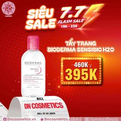 TẨY TRANG BIODERMA SENSIBIO H2O DÀNH CHO DA NHẠY CẢM - MÀU HỒNG
