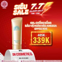 GEL CHỐNG NẮNG BẢO VỆ HOÀN HẢO ANESSA SPF50 90G - DẠNG TUÝP MỀM MÀU VÀNG