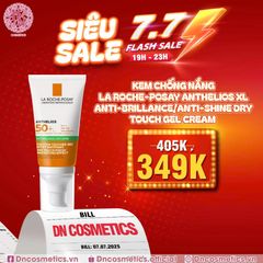 KEM CHỐNG NẮNG LA ROCHE-POSAY ANTHELIOS ANTI-IMPRECTIONS CORRECTIVE GEL CREAM SPF50 PA+++ 50ML DẠNG TUÝP VẠCH VÀNG