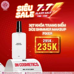 XỊT KHÓA TRANG ĐIỂM 3CE SHIMMER MAKEUP FIXER 95ML